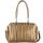 Bronze and Pewter Striped Shoulder Bag