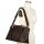 Brown and Black Striped Shoulder Bag