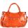 Orange Studded Satchel