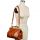 Carter Frame Satchel Brown