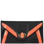 Kelli Perforated Envelope Clutch