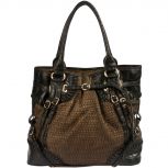 Nichole Woven Buckle Tote