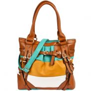 Parker Striped Satchel