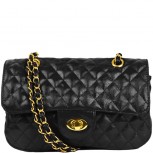 Paige Quilted Shoulder Bag