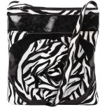 Simone Zebra Flower Crossbody Bag