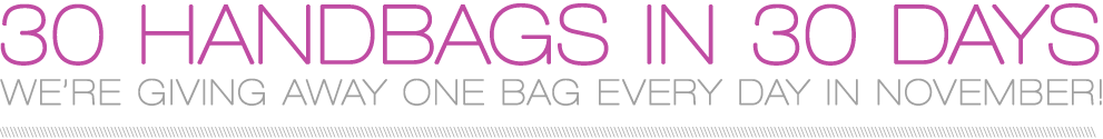 30 Handbags in 30 Days