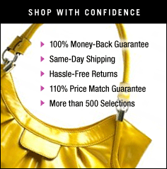 Shop with Confidence. ? 100% Money-back Guarantee ? Same-day Shippping ? Hassle-free Returns ? 110% Price Match Guarantee ? More than 500 Selections