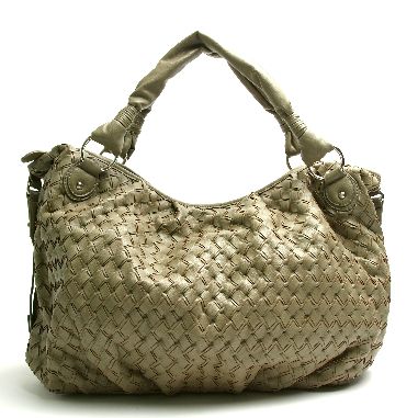 Leah Oversized Woven Satchel 