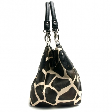 Giraffe Print Adjustable Tote