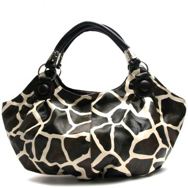 Giraffe Print Super Sized Hobo