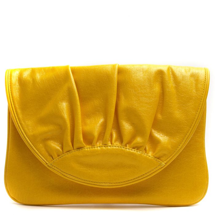 yellow envelope clutch
