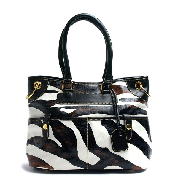 zebra print bag