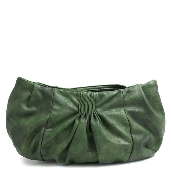 green wristlet clutch