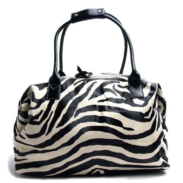 Weekend Bag - Zebra Duffel Bag