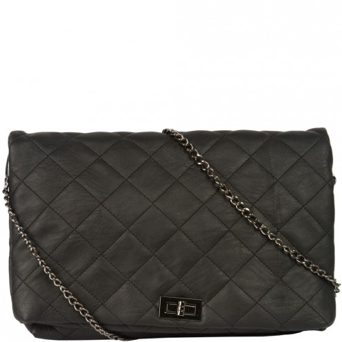 Portia Quilted Foldover Bag