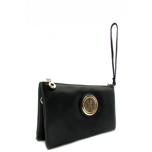 Ida Medallion 3-Pocket Clutch