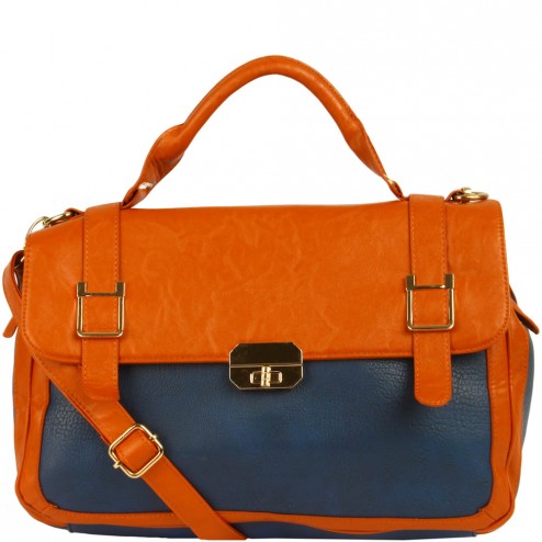 Harley Colorblock Oversized Satchel