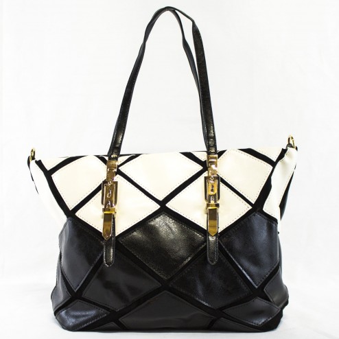 Madison Geometric Tote Bag