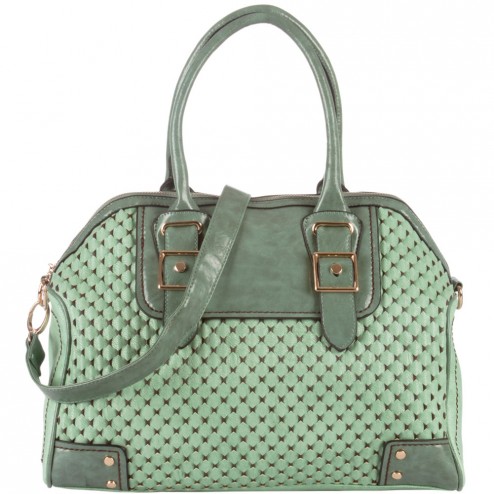 Morgan Woven Bowler Satchel