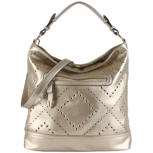 Alba Perforated Hobo