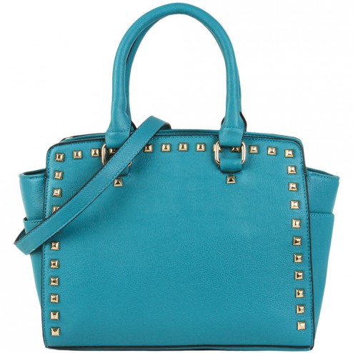 Delia Studded Handbag