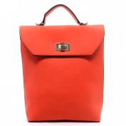 Annika Textured Twist Lock Backpack