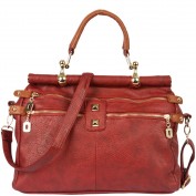 Maxwell Studded Frame Satchel