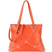 Stacey Geometric Shoulder Tote