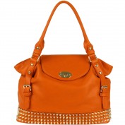 Isabelle Rhinestone Stud Satchel