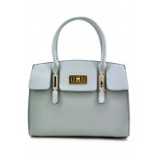 Clarice Classic Satchel-Light Grey