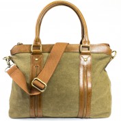 Court Canvas Zipper Messenger