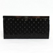 Sienna Flex Wallet in Quilted Black
