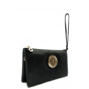 Ida Medallion 3-Pocket Clutch