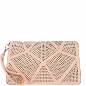 Missy Studded Messenger Clutch