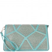 Missy Studded Messenger Clutch