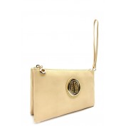Ida Medallion 3-Pocket Clutch