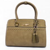 Ava Perforated Satchel