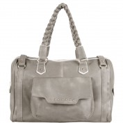 Bryce Braided Barrel Satchel Bag
