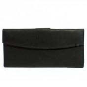 Eliza Leather Wallet in Black