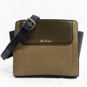 Penelope Mini Structured Crossbody in Brown