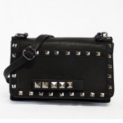 Memphis Studded Convertible Clutch in Black