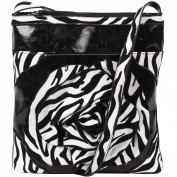 Simone Zebra Flower Crossbody Bag