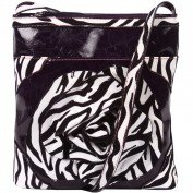 Simone Zebra Flower Crossbody Bag