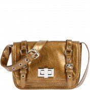 Genevieve Patent Messenger Bag