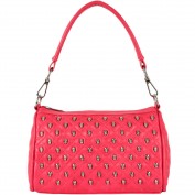 Skulls Quilted Shoulder Bag