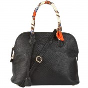 Gracie Snakeskin Bowler Satchel