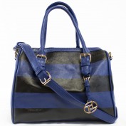 Emma Barrel Satchel in Blue