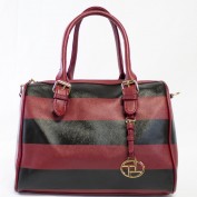 Emma Barrel Satchel in Red
