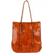 Jessie Studded Exotic Croc Tote