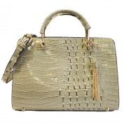 Petra Exotic Snakeskin Structured Satchel